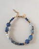 bransoletki z kamieni naturalnych Bransoletka BOHO z opalem dendrytowym, lapis lazuli, hematytem 1