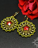 kolczyki swarovski Foraoise, kolczyki z kryształami Swarovskiego, beading 1