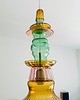 lampy wiszące Lampa wisząca szklana artdeco prl vintage 2