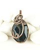 wisiory Agat z druzą wisiorek wire wrapping 9