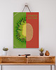 plakaty Kiwi - plakat 50x70 cm fine art, giclee 3