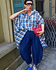 spodnie materiałowe damskie New Spodnie Baloon Jeans 1