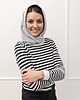 szale damskie Chusta GOOD FLOW Jasnoszara 4