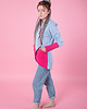 bluza z kapturem damska Bluza damska kolorowa, asymetryczna bluza bawełniana 3