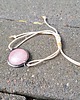 bransoletki wire wrapping Kwarc na lato  - bransoletka sznurkowa 2