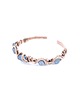 bransoletki wire wrapping Miedziana bransoleta mankietowa z kyanitem 1