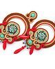 kolczyki soutache Jesienne boho kolczyki 4 3