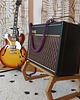 meble - inne Deluxe Walnut Amp Stand - Drewniany stojak na wzmacniacz gitarowy 1