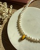 chokery Choker z pereł naturalnych z zawieszką owocem 5
