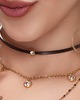 chokery Choker ze skóry Come Shining 2