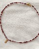 chokery Naszyjnik Choker WINE granat 1