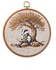 Ozdoby na ścianę Badger Book Lover, haft w oprawie 20 cm 7