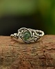 pierścionki - różne Pierścionek regulowany zielony turmalin wire wrapping 2