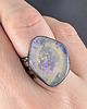 pierścionki srebrne Pierścionek opal boulder z Australii 1