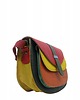 torby na ramię Torebka damska na ramię skórzana pojemna kolorowa ze skrawków eko OLIVKA 1