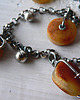 bransoletki wire wrapping -bursztynowa- 4