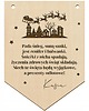kartki scrapbooking Życzenia świąteczne na Boże Narodzenie z IMIENIEM Kartka z tekstem 1