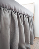 akcesoria do łóżeczek Lniana falbanka do ŁÓŻECZKA  TRUE GREY 3