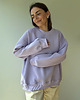 bluza bez kaptura damska Bluza Cheer long lavender 1