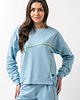 bluza bez kaptura damska Bluza damska"MEGAN" niebieski 1