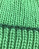 czapki damskie Wełniana czapka z dodatkiem błyszczącej nitki handmade żółta 8