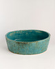 umywalki Umywalka ceramiczna, turkusowa owalna, zielona, nablatowa, niebieska 3