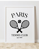 grafiki i ilustracje Plakat tenis, sport poster, retro plakat 4