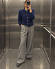 kardigany damskie Kardigan Kid Mohair Navy z odpinanymi poduszkami 2