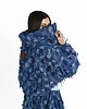 kurtki damskie Krótka kurtka bomber patchwork denim 6