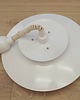 lampy wiszące Duńska lampa wisząca z warstwowym kloszem, lata 2000. 6