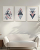 plakaty Nowoczesny zestaw 3 geometrycznych plakatów/grafik, skandynawski styl. 7