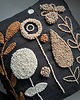 poduszki plecione Poduszka kwiaty punch needle boho natural 1
