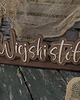 dodatki ślubne Drewniany napis stojący - Wiejski stół 1
