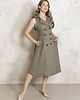 sukienki midi damskie Grace - lniana sukienka 6