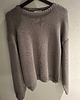 swetry damskie  Sweter szary długi bawełniany miękki oversize 1
