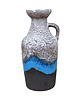 wazony Ceramiczny wazon z uchem, fat lava, Strehla Keramik, Niemcy, lata 70. 5