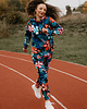 bluza z kapturem damska Damska Bluza Expres Zamek DR.CROW Colorful Flowers 4