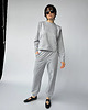 bluza bez kaptura damska Bluza Art grey z poduchami 2