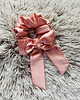 gumki do włosów Satynowa gumka do włosów scrunchie Łosoś RÓŻNE MODELE 5