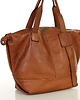 torby na ramię Duża torba shopper A4 z miękkiej włoskiej skóry - camel 1