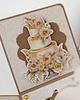 kartki scrapbooking Pamiątka ślubu, exploding box, kartka 3d na wesele 3