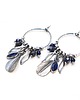 kolczyki z kamieniami Kolczyki Boho /sapphire/ vol. 2 4