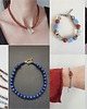 chokery Naszyjnik choker ROOTS jaspis dalmatyński, prasiolit, hematyt 8
