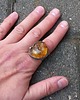 pierścionki - różne Dziury po robakach - pierścionek regulowany 3