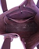 torby na ramię Duża shopper bag z frędzlami burgundowa, skóra naturalna 5