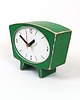 zegary Cichy zegar drewniany zielony 4