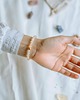 bransoletki z kamieni naturalnych Bransoletka CYTRYN  z pozłacaną blaszką 1