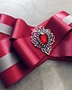broszki Brosza  Bordowa  Nowa kolekcja 12