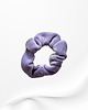 gumki do włosów Scrunchie gumka frotka wąska welurowa fioletowa jasna 1