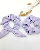 gumki do włosów Scrunchie/frotka bow Lawenda 1